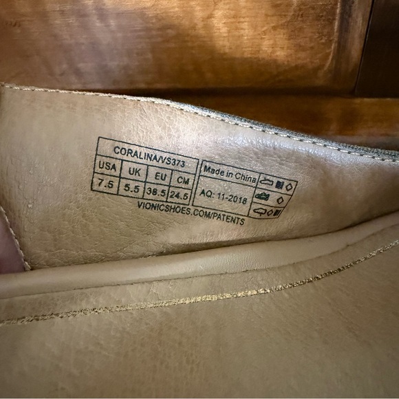 Vionic Corolina Olive Green canvas Wedge Shoes with Cushioned Insole - Picture 8 of 14